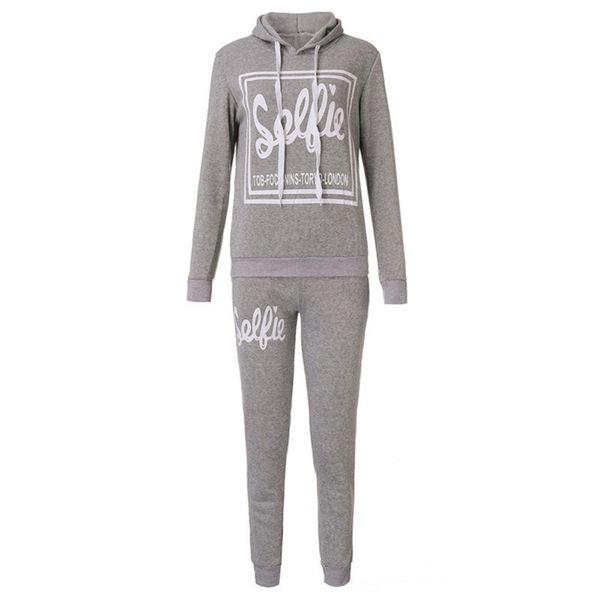 

5291 # горячие продаж малый box литерных hooded set 2020 новый, White