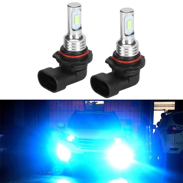 

kongyide car light 2pcs h10 9145 bulbs led fog lamp for car ice blue headlights 8000k 80w 1100lm dc 12v-24v headlights faro