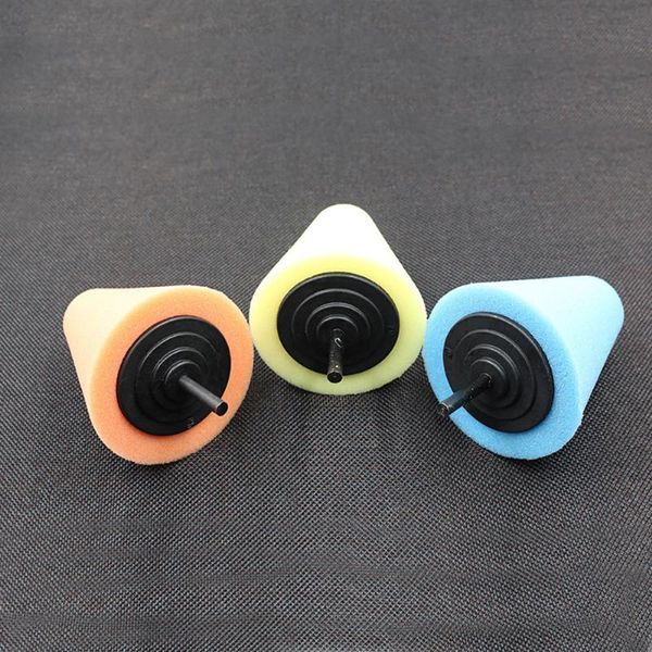 

2019 wheel polishing polishing handle sponge cone metal foam pad 6mm car repair car cleaning tool #srn