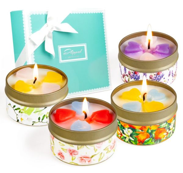 

heart love scented candles wedding candle gift valentine candle gift romantic valentine's day scented candle set