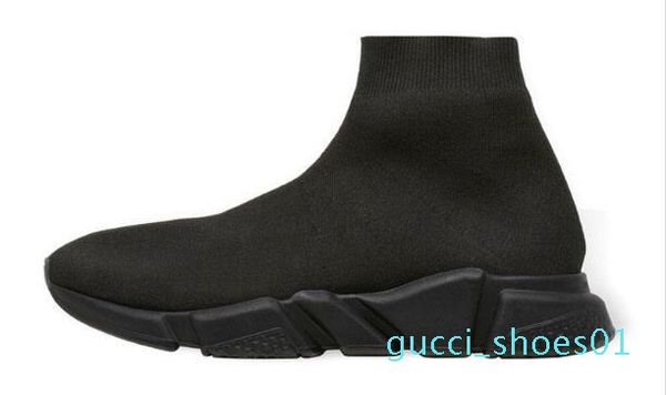 

2019 new arrival men women speed trainer fashion sock shoes black white blue glitter flat mens trainers runner sneakers size 36-45 g01