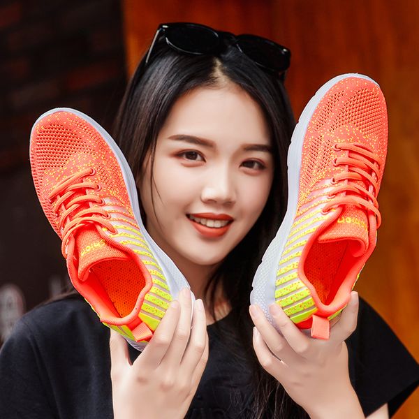 

2020 spring new women shoes lightweight women casual platform shoes sneakers tenis feminino zapatos de mujer zapatillas, Black