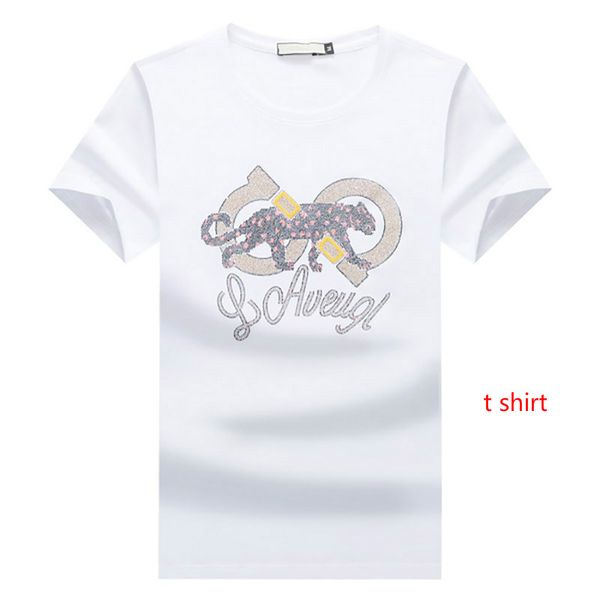 

men's & women's designer t-shirts 2020 new fashion crystal brand t shirts luxury breathable couple l0g0 tees 4 colors da20421, White;black