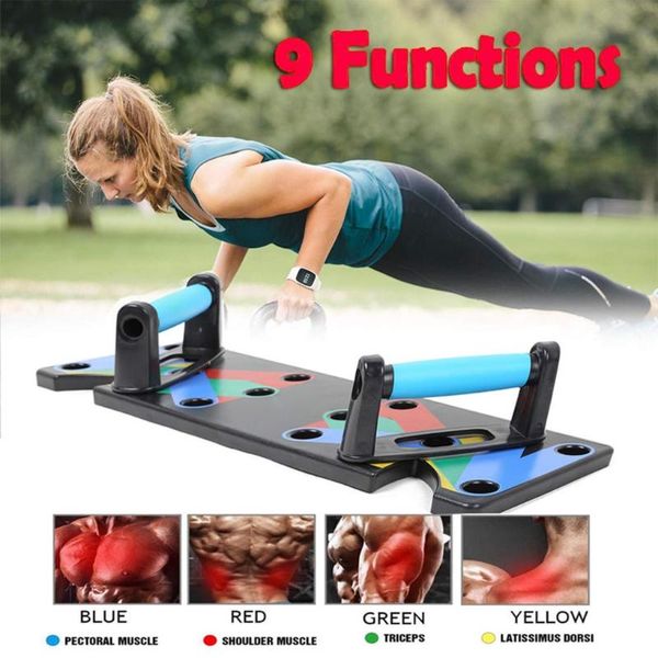 

women men push up rack board fitness exercise workout push-up stands upper body training tools