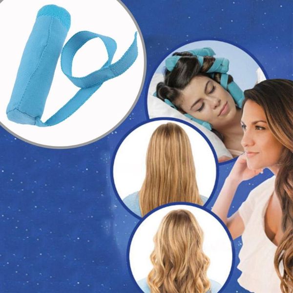 2019 Sticky Sponge Fabric Hair Rollers Sleep Styler Kit Long