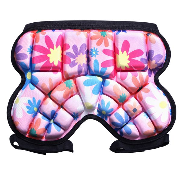 

3-7 years kids hip pad children hip pad 3d padded protection for skiing skating snowboard cycling roller hockey soccer, Black;gray