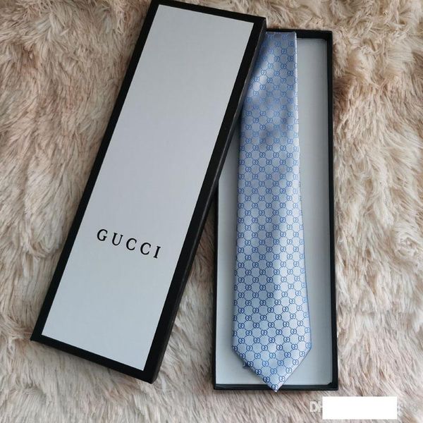 

2019 высокое качество 100% шелковый галстук бренд подарочной коробке классический выпуск роскошных мужчин случайный узкий галстук 17 стиль g, Blue;purple