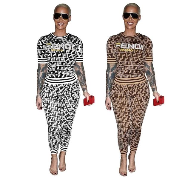 

Women clothing hort leeve outfit two piece et printed track uit ca ual jogging weat hirt tight port uit klw0849, Red