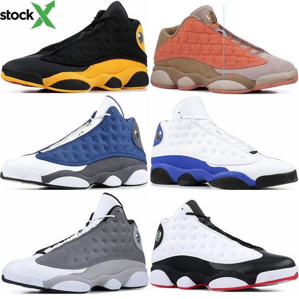 

ale mens basketball shoes 13s black cat atmosphere grey clot terracotta bred chicago mens trainers sports sneaker shoes size 7-13