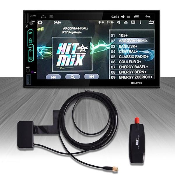 

для android 4.4 5.1 6.0 7.1 плеер применимо универсальный dab + расширение антенны с usb-адаптером приемник для европы австралия gps