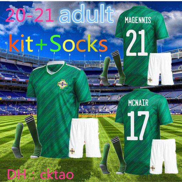

adult+socks quality 2020 2021 northern ireland 2020 northern ireland soccer jerseys home evans lewis man football shirt, Black