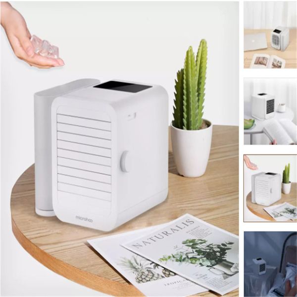 Xiaomi Youpin Microhoo Mini-Klimaanlage, Lüfter, Touchscreen, 99-Gang-Einstellung, energiesparendes Timing, 6 W, 1000 ml Wasserkapazität