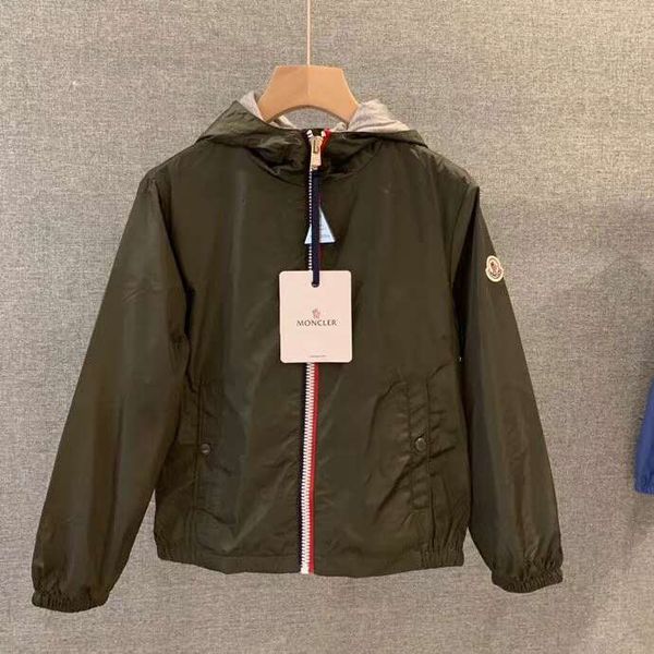 

new pattern spring autumn designer brand  popular clothes kids hoodies jacket pure cotton outdoor wind proof zipper boys coat, Blue;gray