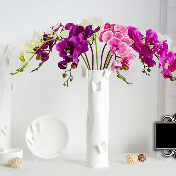 

artificial flowers real touch butterfly artificial plant fake flowers wedding home party decor