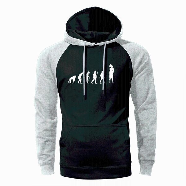 

evolution raglan hoodie men funny hoodies hooded sweatshirt new style spring autumn harajuku black gray streetwear