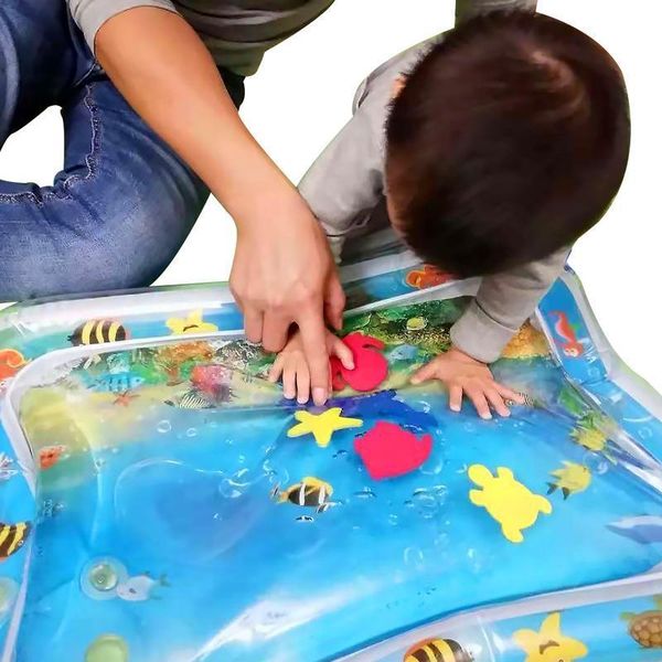 

creative dual use toys baby inflatable patted pad baby inflatable crawling water cushion water play mat christmas gift