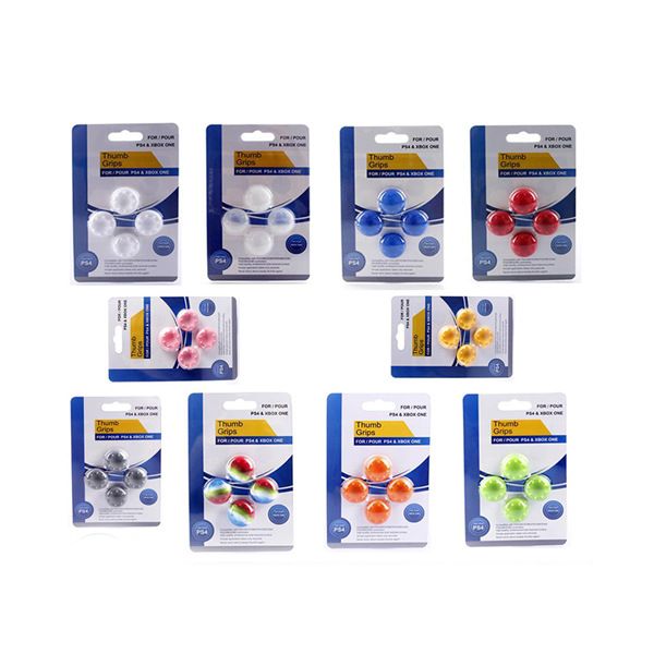 

with retail packaging soft skid-proof silicone thumbsticks cap thumb stick caps joystick covers grips cover for ps3/ps4/xbox one/xbox 360
