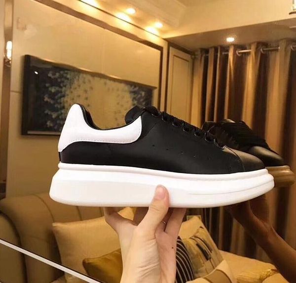 

лђие боинки женин mens ѬенеѬов беле кожане ђли на плаоѬме плокие вкол, Black