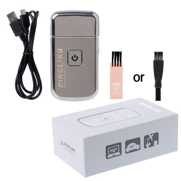 

mini usb rechargeable reciprocating blade electric razor shaver km-5088 for men