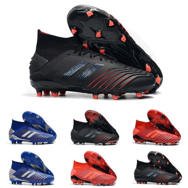 

new arrival predator 19.1 fg ag soccer shoes cleats 2020 mens original 19+ fg in tf football cleats outdoor on size 39-45