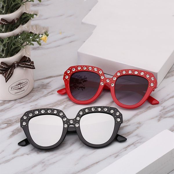 

new kids sunglasses grils lovely baby sunglasses children glasses cat eye sun glasses for boys gafas de sol uv400, White;black