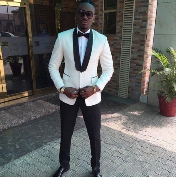 

classic shawl lapel tuxedos groom wedding men suits mens wedding suits tuxedo costumes de smoking pour hommes men(jacket+pants+tie) 521, Black;gray