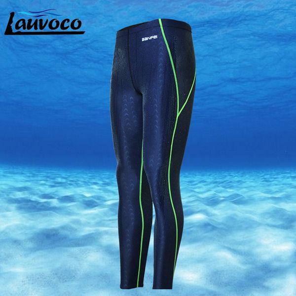 

professional mens swim briefs trunks swimming shorts plus size 3xl long pants quick dry sharkskin men swimwear wetsuit swimsuit, White;black