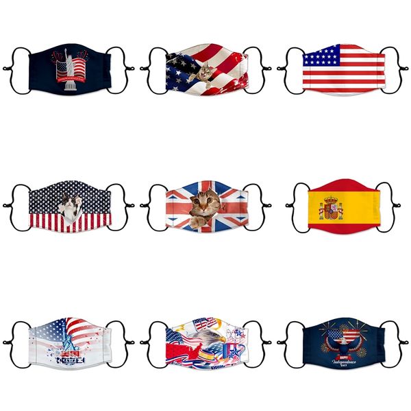 

designer face mask 3 layer ear-loop dust mouth masks er 3-ply non-woven anti dust mask soft breathable outdoor part #668