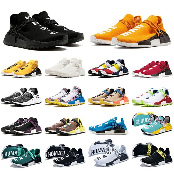 

with socks human race men women running shoes chalk coral nerd black yellow solar pack multi color designer mens trainers sports sneakers