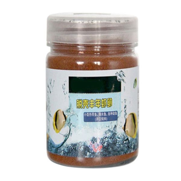 

50/100/150g brine shrimp eggs artemia fodder ocean healthy nutrition fish food feeding fish aquarium supplies cheap