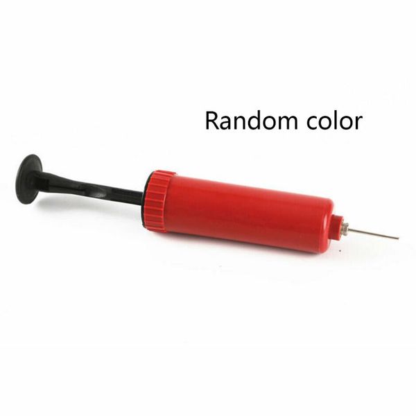 

random color easy operation high effiency inflating portable hand air pump sports outdoor mini with needle for basketball