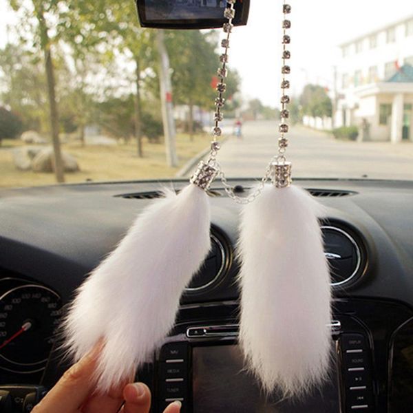 

lovely car hanging creative plush cute pendant car interior decoration accessories mirror hanging automobile ornament