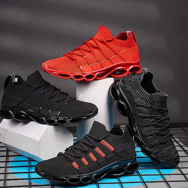 

men blade running shoes male mesh casual shoes size 39-47 zapatos de mujer hombre zapatillas sneakers male thick bottom