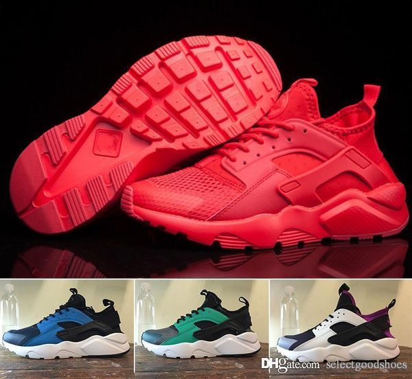 

sup 2018 air huarache 4.0 classical white black men women huaraches running shoes harache trainers sports huraches sneakers size eur 36-45