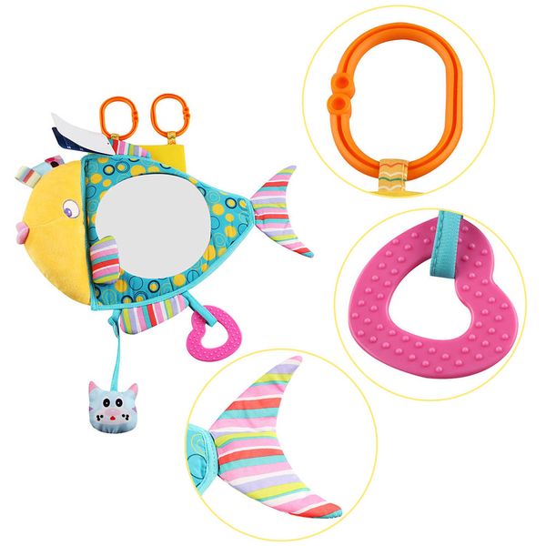 

baby car mirror acrylic suction back view rearview mirror baby rear ward facing kids infant auto safety accessories dropshiping