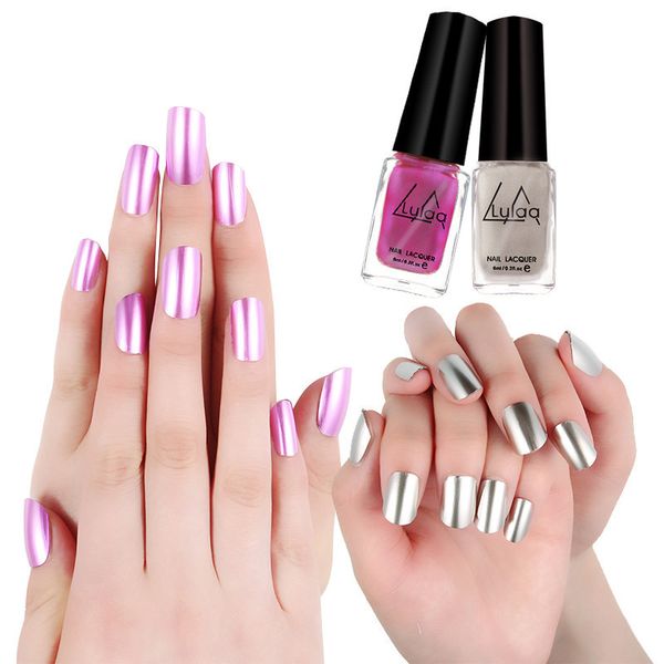 

mirror effect nail polish diy 3d environmentally friendly nail art decoration 88