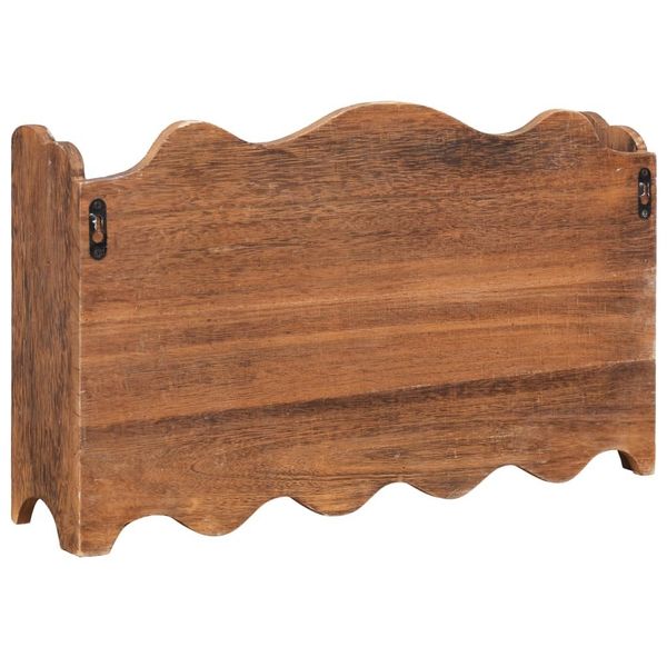 

wall coat rack brown 50x10x30 cm wood living room furniture