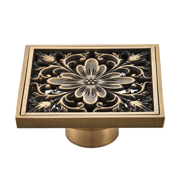 2019 Floor Drain Brass Bathroom Tile Insert Floor Drainer With Removable Strainer Cover Anti Clogging For Kitchen Washroom Garage And Basement From