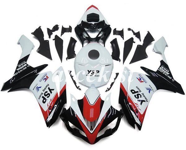 

4 gifts injection mold new abs motorcycle full fairings kit fit for yamaha yzf-r1 2007 2008 07 08 add tank cover bodywork set white