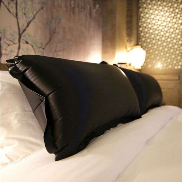 

toughage pillow new pvc waterproof inflatable position soft cushion soild color fashionable couple game pillows selling