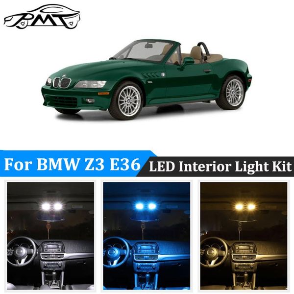 

бмт 8шт белый canbus ошибка интерьер автомобиля светодиодные крытый свет пакет комплект для е36 и z3 родстер купе (1996-2002