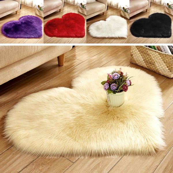 Acheter Laine Imitation En Peau De Mouton Tapis Fausse Fourrure Antidérapante Chambre Shaggy Tapis Salon Tapis Tapis Cappina Rond Tapis Alfombras De