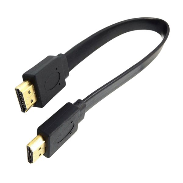 

full hd hdmi male to male plug flat cable adapter for audio video hdtv