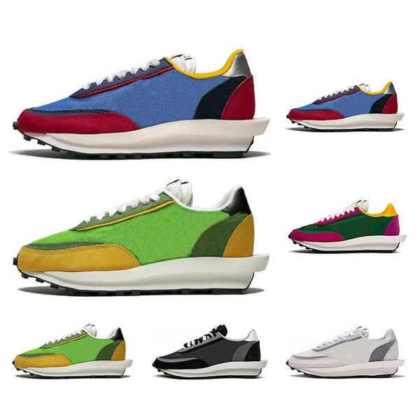 

2019 fashion sacai ldv waffle running shoes for men women grey pine green gusto varsity blue mens trainers fashion sports sneakers