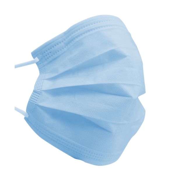 

nonwoven fabric with 3 layers disposal blue color face mask safety mask face mask earloop in stock