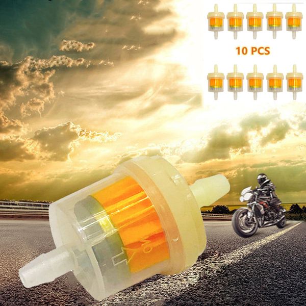 

10pcs universal motorcycle oil filter engine petrol gasoline liquid fuel filter for atv scooter motorbike motor fuel