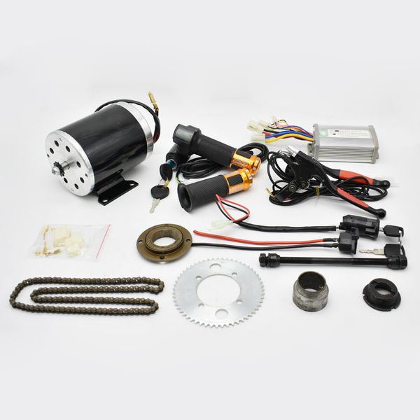 

24v/36v/48v 500w electric scooter motor electric bike belt drive my1020 high speed belt motor scooter conversion kit
