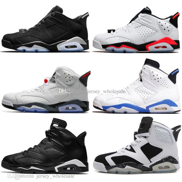 

2019 infrared bred unc 6 6s mens basketball shoes 3m reflective bugs bunny tinker black cat flint men sports sneakers designer