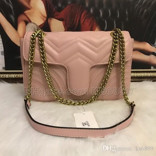

new arrival marmont shoulder bags women chain crossbody bag handbags new designer purse female leather heart style message bag #1732715