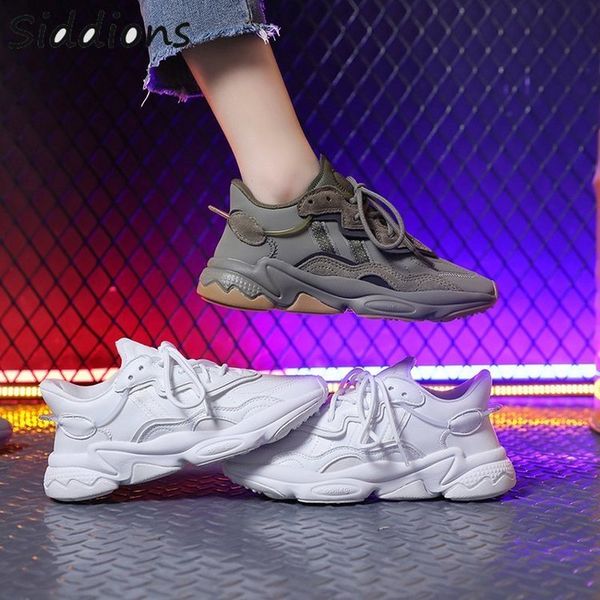 

women casual shoes fashion breathable walking mesh flat shoes woman white sneakers women 2020 tenis feminino gym sport, Black